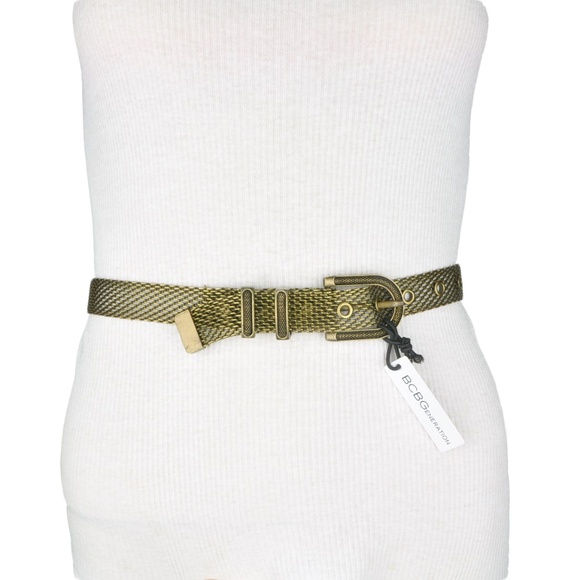 BCBG • Bronze Colored Chain Hip Belt - Picture 1 of 2